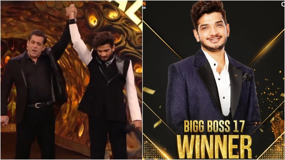 Bigg boss 17 winner Images Munawar Faruqui runner up abhishek Kumar prize  money ankita lokhande