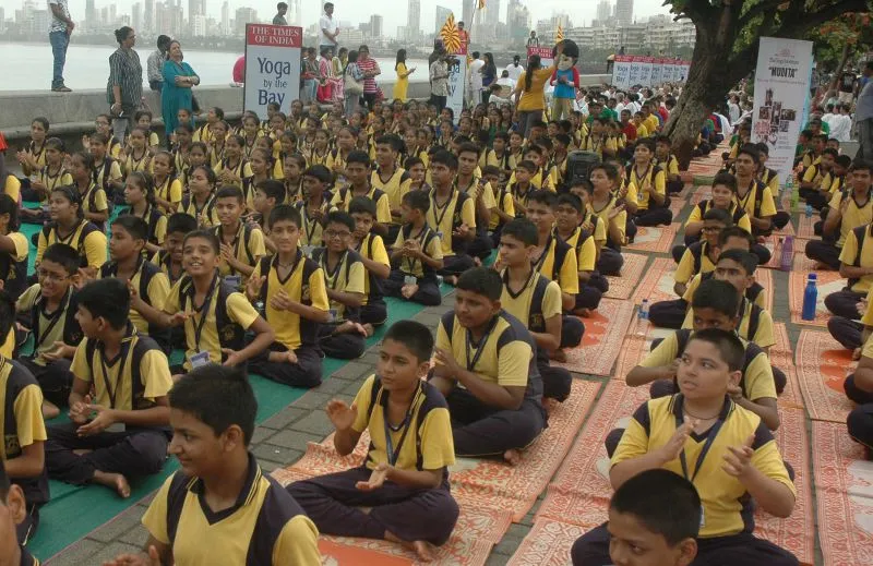 अंतर्राष्ट्रीय योग दिवस पर तीन लाख से अधिक लोगों ने 