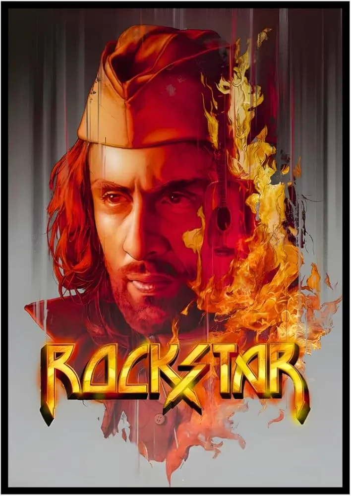 Funk You Store Rockstar A3 Poster (42 x 29 cm) Ranbir Kapoor Bollywood  Movie Rockstar Poster for Bedroom, living room, dorm room (Design 3) :  Amazon.in: Home & Kitchen