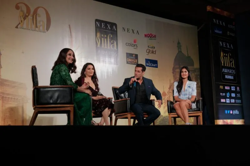 Photos: IIFA की प्रेस कॉन्फ्रेंस में पहुंचे सलमान खान, माधुरी और कैटरीना भी साथ आईं नज़र