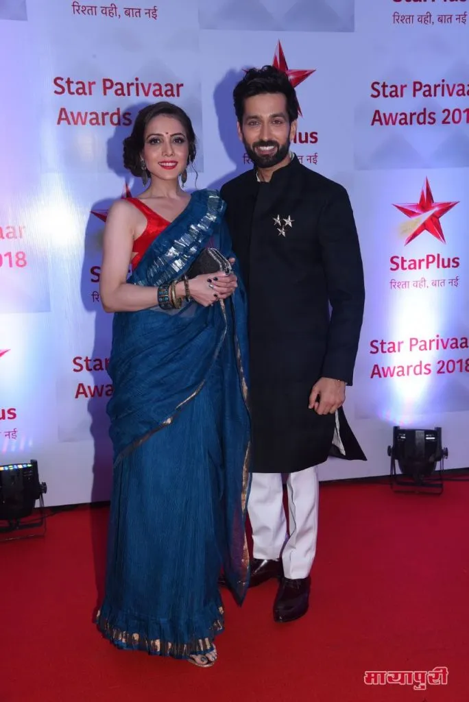 Nakuul Mehta with his wife Jankee