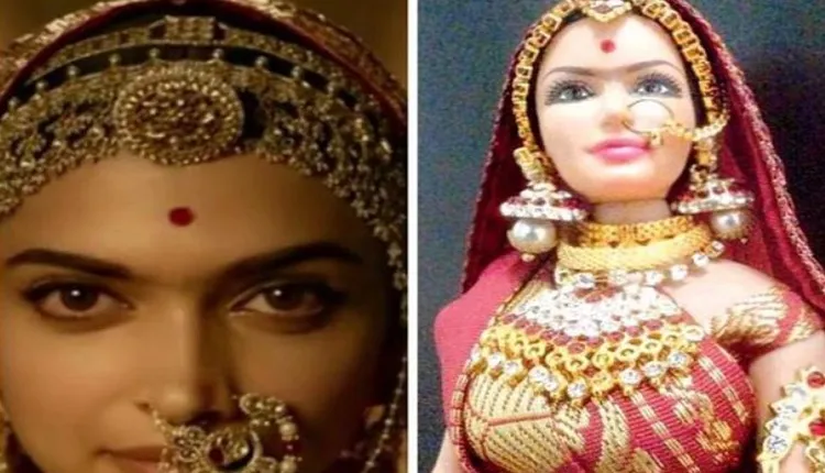 Deepika Padukone Doll / दीपिका के रानी पद्मावती वाला लुक लिए ये डॉल हो रही है वायरल, देखें तस्वीरें