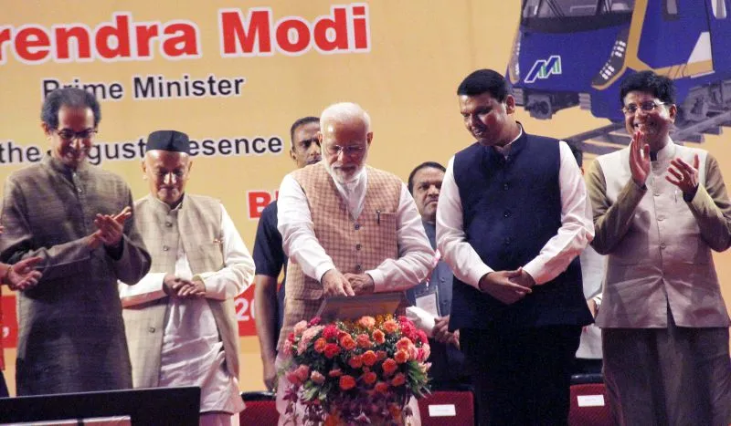 प्रधानमंत्री नरेंद्र मोदी ने मुंबई मेट्रो की नई लाइन का उद्घाटन किया