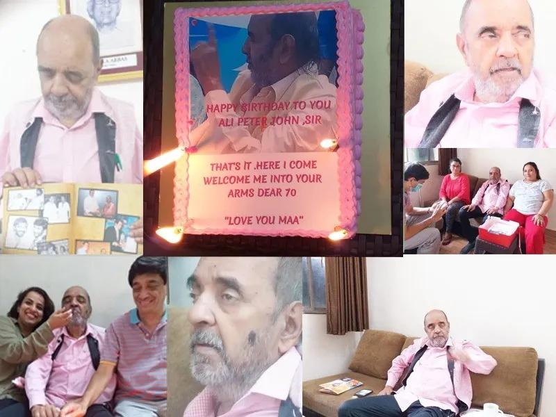 प्रसिद्ध एवं वरिष्ठ पत्रकार अली पीटर जॉन ने  मनाया अपना 70 वा जन्म दिन  !