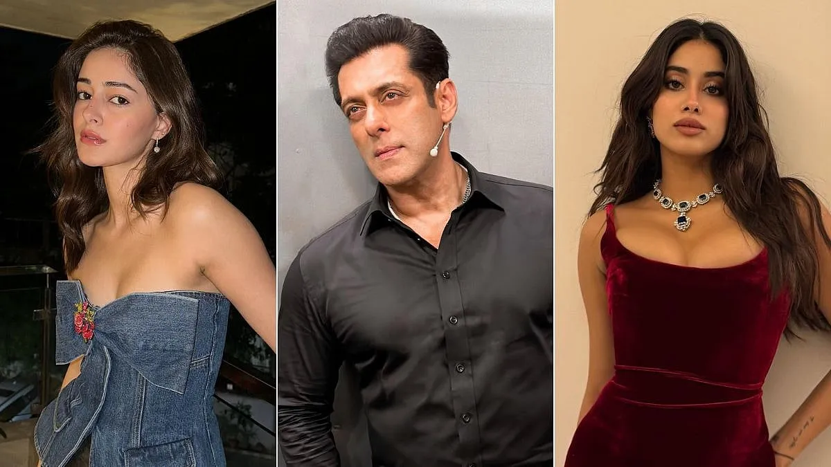 Salman Khan ,Ananya Panday, Janhvi Kapoor