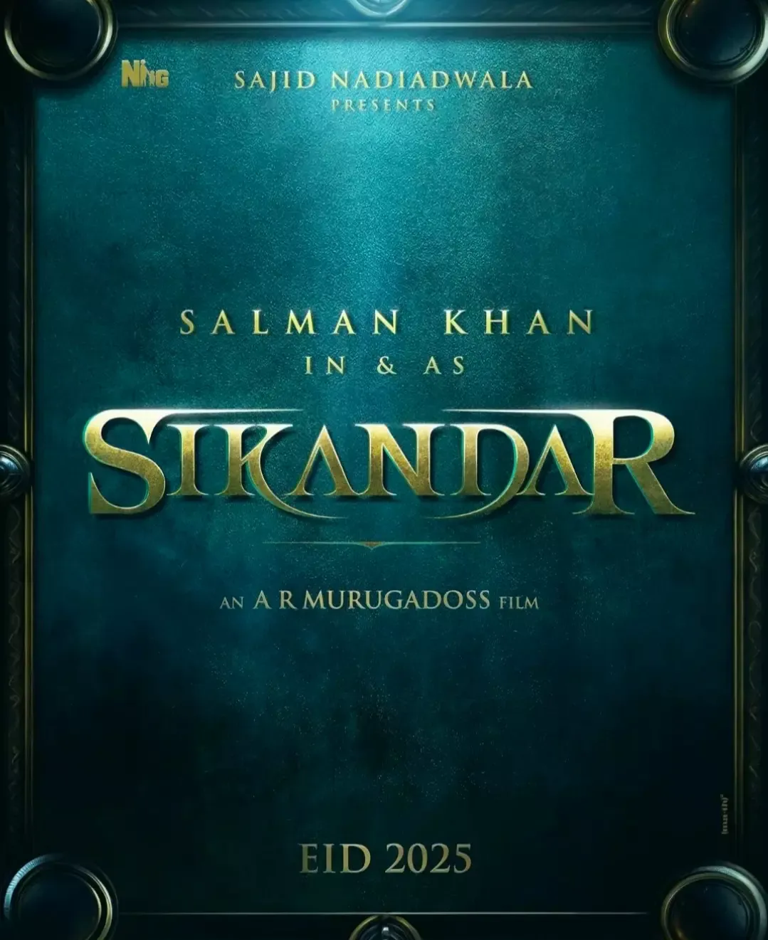 Sikandar Movie Update | Sikandar Movie Poster | Sikandar Movie Release Date  | Sikandar Movie Cast | Sikandar Salman Khan Movie | Entertainment News In  Hindi- Newstrack Samachar | Sikandar Movie Poster: