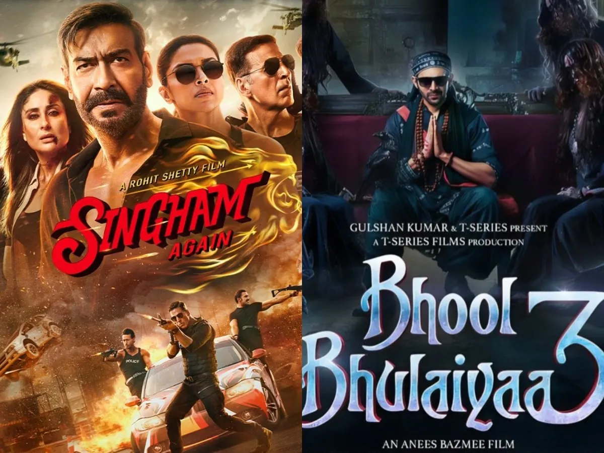 Singham Again vs Bhool Bhulaiyaa 3: Clash Over 'Unfair' Allocation;  T-Series Demands 50-50 Screen Split - News18
