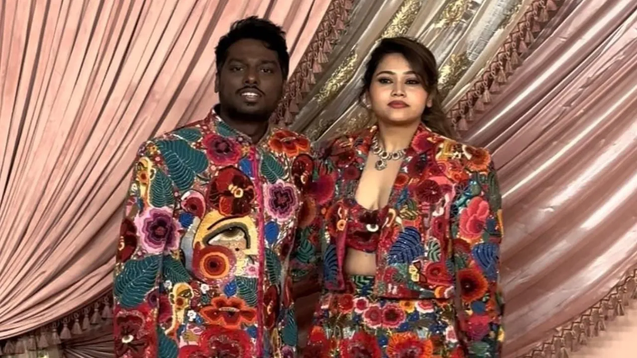 PHOTOS: Atlee and his wife Priya make stylish entry at Anant-Radhika's  sangeet; couple looks like match made in heaven | PINKVILLA