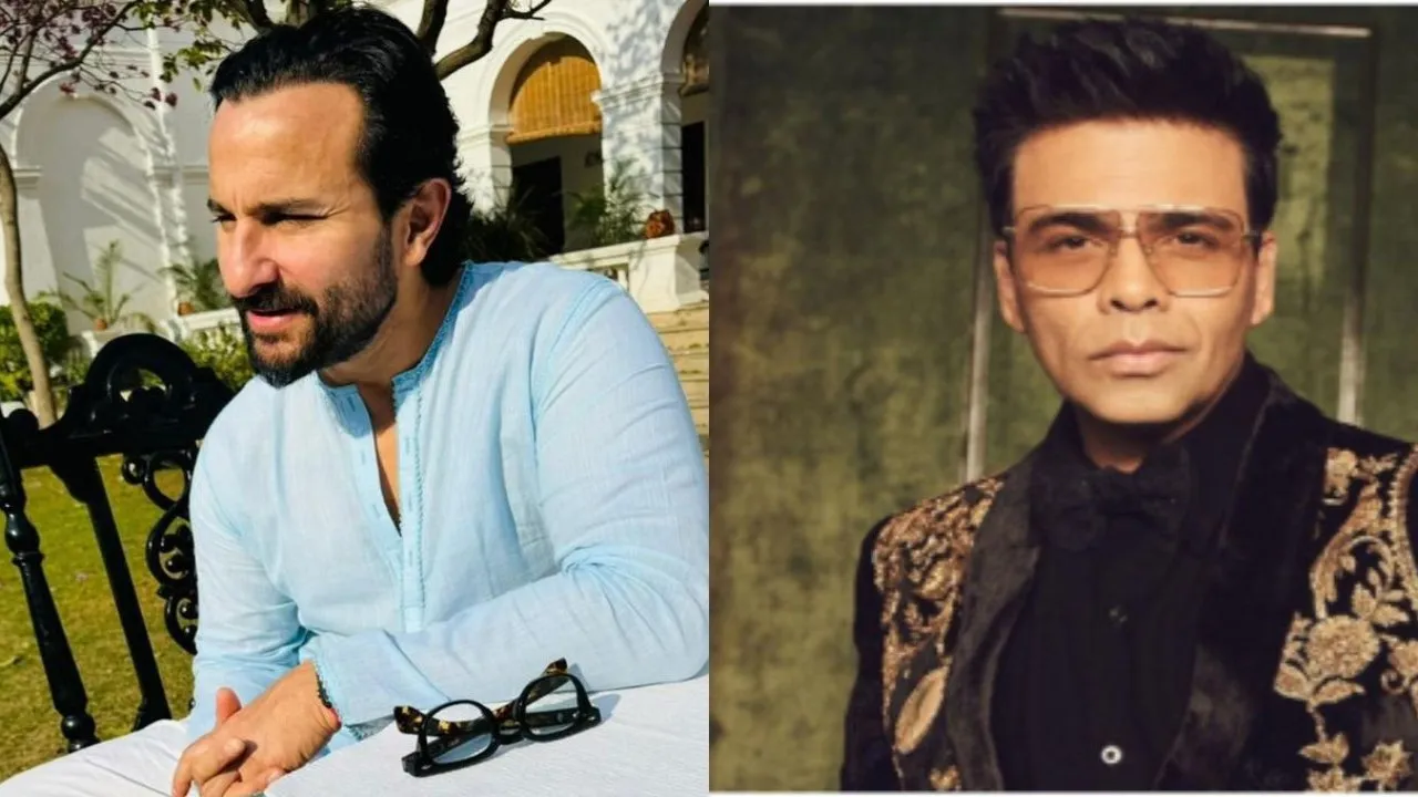 Saif Ali Khan jokingly responds to Karan Johar's comment that stars demand unrealistic acting fees: 'Hum...