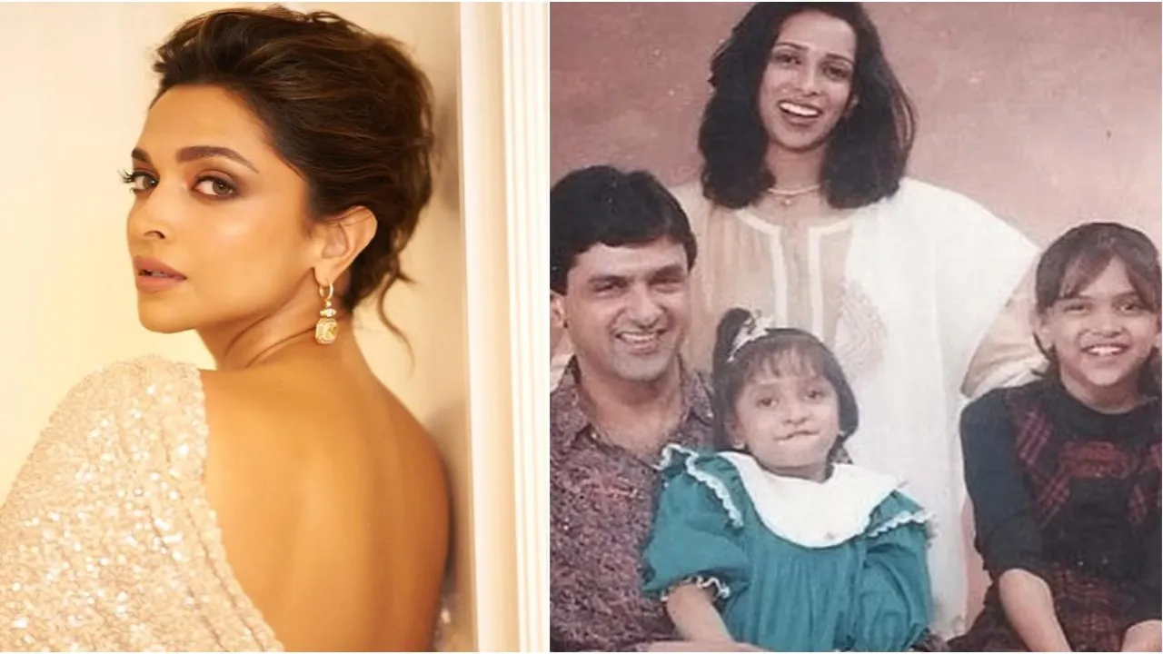 Deepika Padukone childhood picture