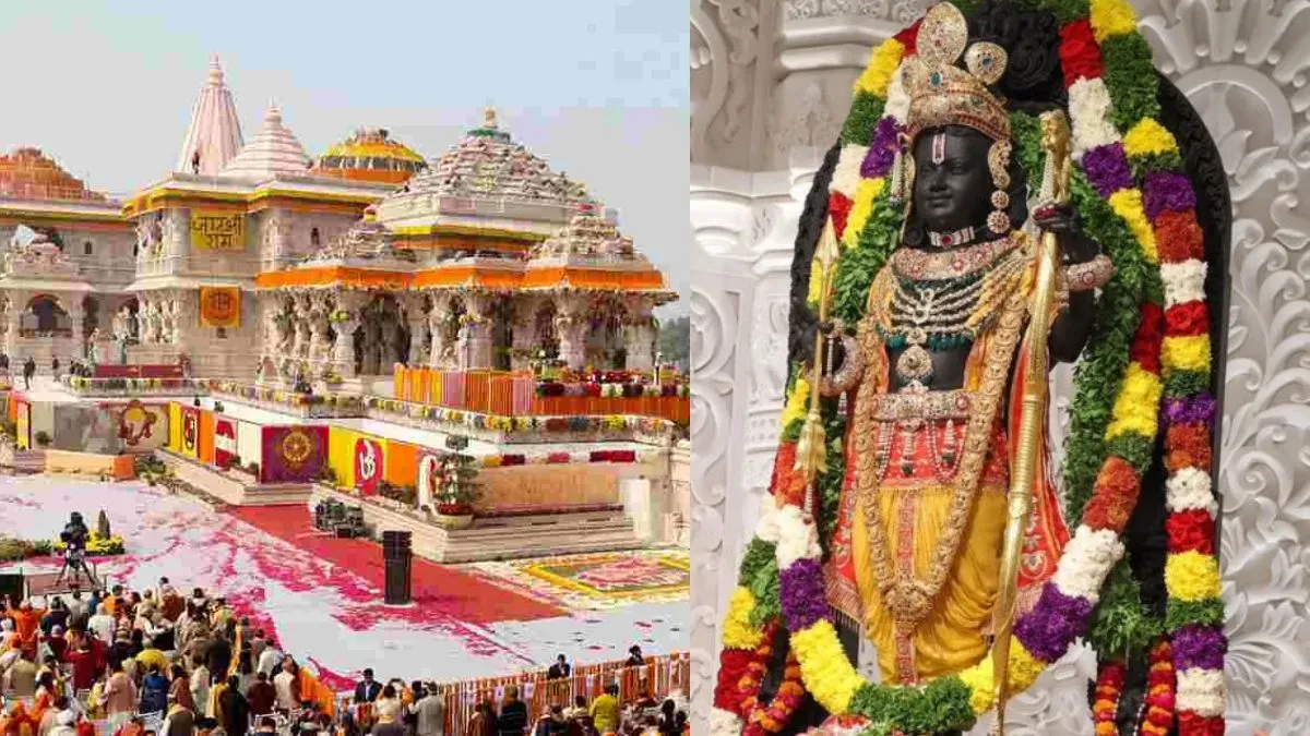 Ram Mandir First Anniversary: ​​Devotees Throng Ayodhya Temple To Celebrate One Year Of 'Pran-Pratishtha' Ceremony watch