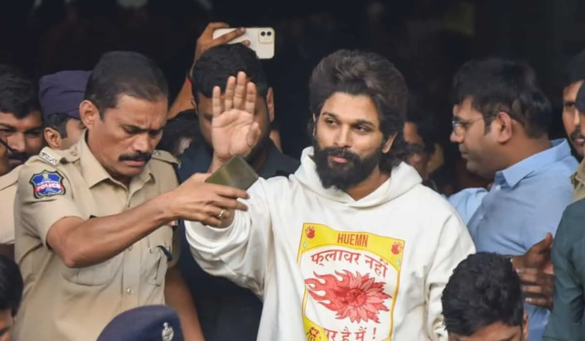 Pushpa 2 stampede case: Allu Arjun finally meets the injured Sri Tej at hospital