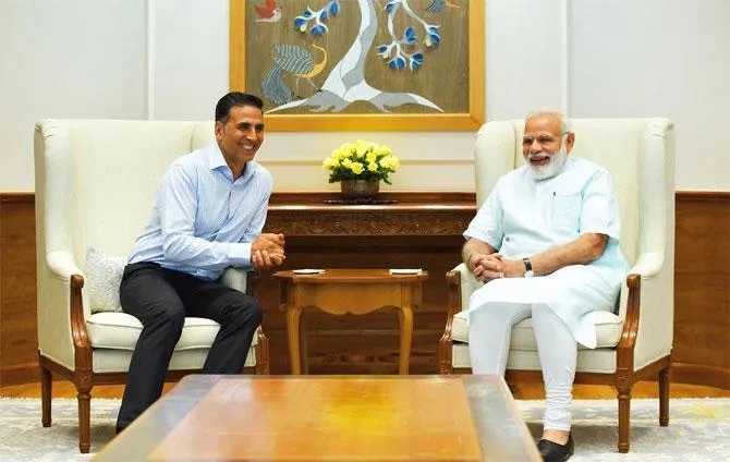 Have you seen these pictures of Narendra Modi with Bollywood celebrities?