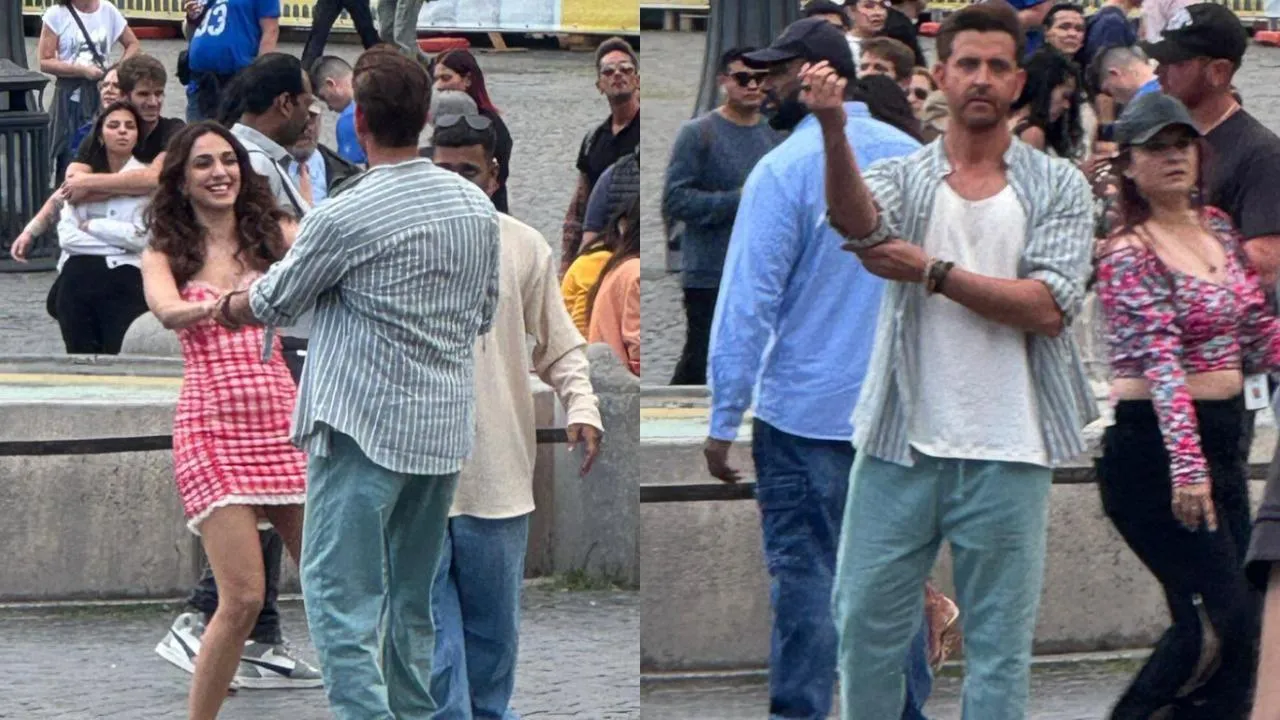 First look of Kiara Advani and Hrithik Roshan from 'War 2' surfaces as they  shoot romantic track in Italy
