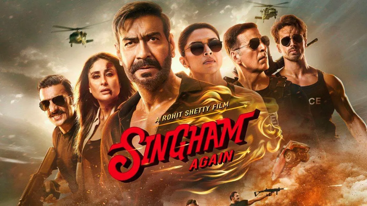 Singham Again: बिना कट के 'सिंघम अगेन' को CBFC से मिली हरी झंडी, जानिए रन  टाइम-सर्टिफिकेट की पूरी डिटेल्स - singham again cbfc certificate run timing  all inside details about ajay devgn