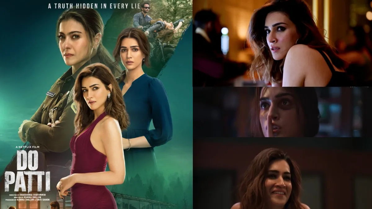 Do Patti Trailer: दो बहनों की थ्रिलिंग कहानी है काजोल और कृति की नई फिल्म | Do  Patti Trailer Review in Hindi: Kajol and Kriti Sanon Upcoming Movie Unveils  Thrilling Narrative of