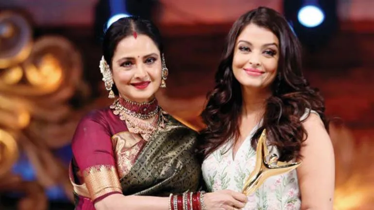 Aishwarya Rai Bachchan and Rekha
