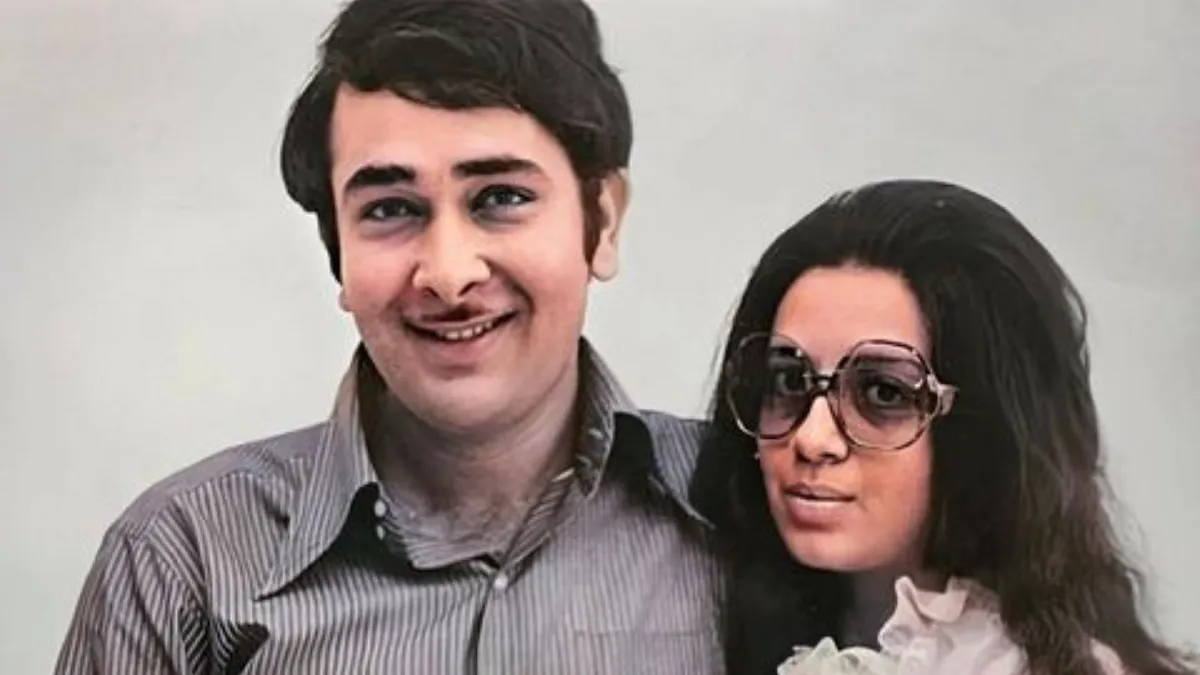 Randhir Kapoor and Babita 