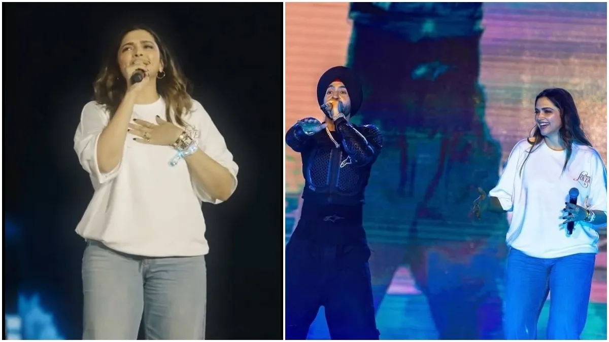 Deepika Padukone gives Kannada lessons to Diljit Dosanjh at Bengaluru  concert - India Today
