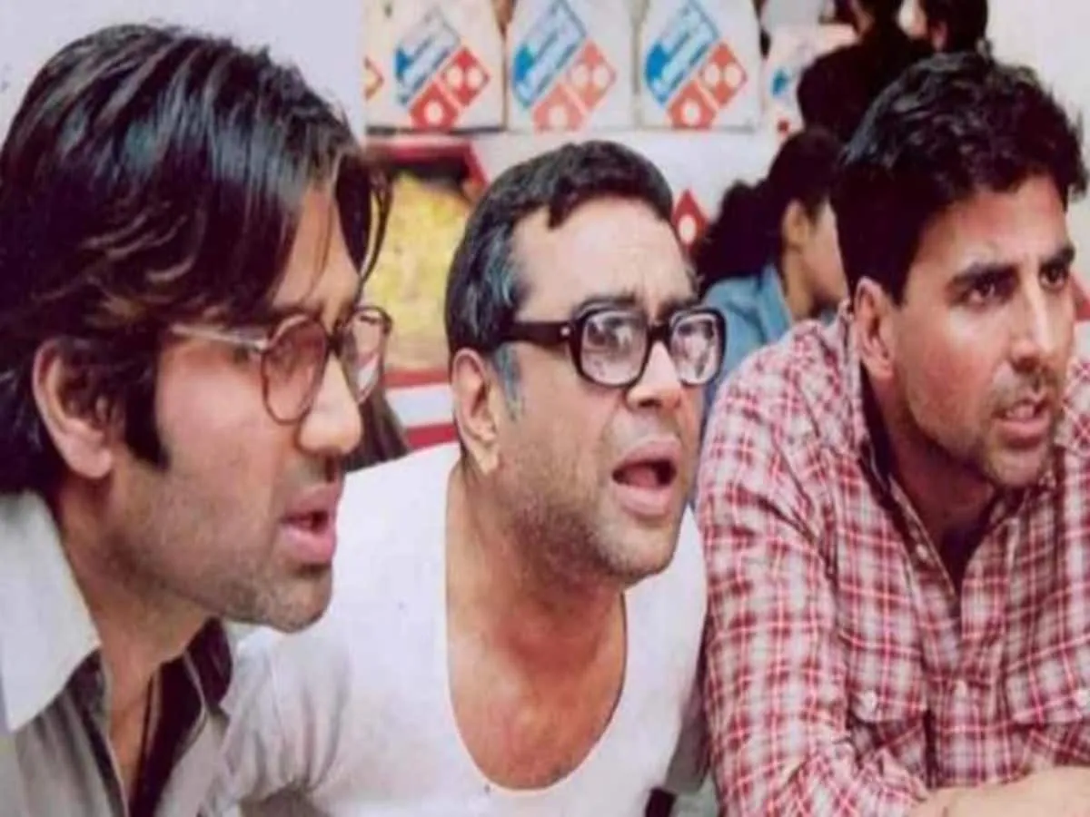 Hera Pheri 3 cast Sunil Shetty Paresh Rawal Akshay Kumar did not shoot for  film but for promo नहीं शुरू हुई 'हेरा फेरी 3' की शूटिंग, इस वजह से साथ नजर  आई