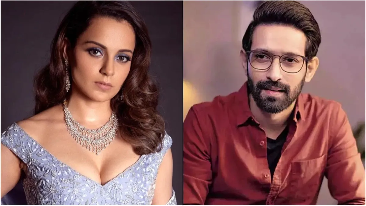 विक्रांत मैसी को ''कॉकरोच'' कहने वाली कंगना पहुंची ''द साबरमती रिपोर्ट''  देखने, वायरल हुआ चप्पल वाला Post - kangana who called vikrant massey a  cockroach-mobile