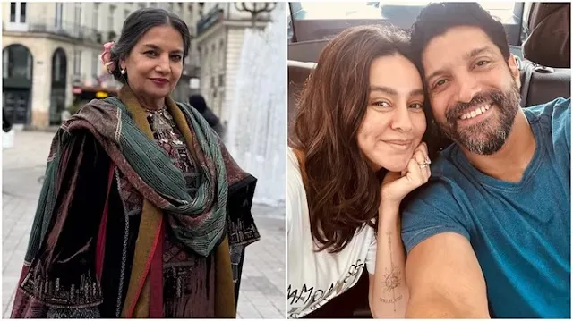 प्रेग्नेंट हैं फरहान अख्तर की दूसरी पत्नी शिबानी दांडेकर! सासु मां शबाना  आजमी ने बताया सच - shabana azmi denies farhan akhtar shibani dandekar  pregnancy news-mobile