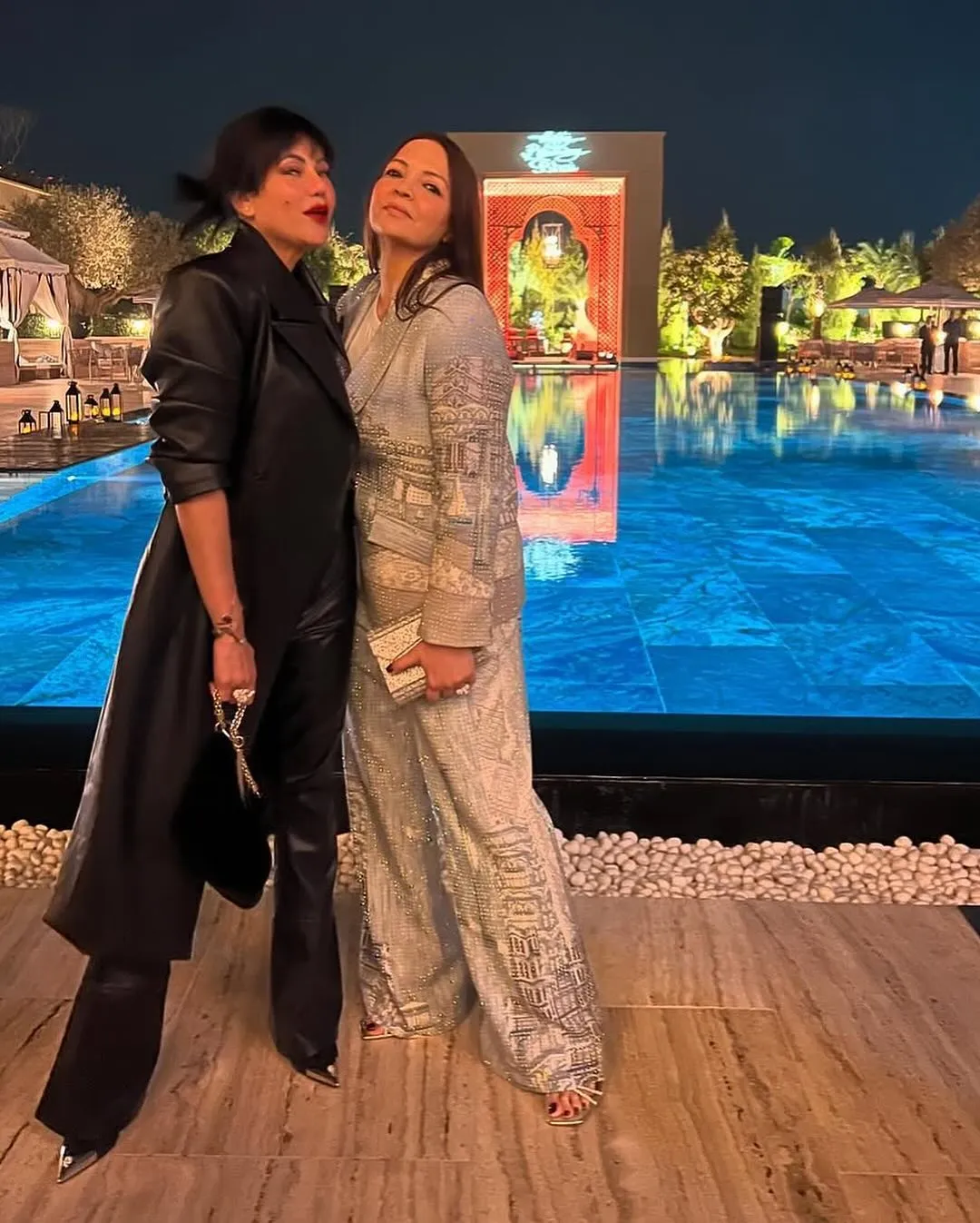 Meanwhile, the wife of Sajid Nadiadwala, the producer of Salman Khan's upcoming film 'Sikander', also attended the actor's birthday party.