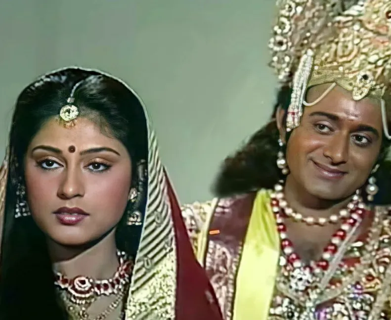 Mahabharta- Nitish Bharadwaj as Krishna and Roopa Ganguly as Draupadi