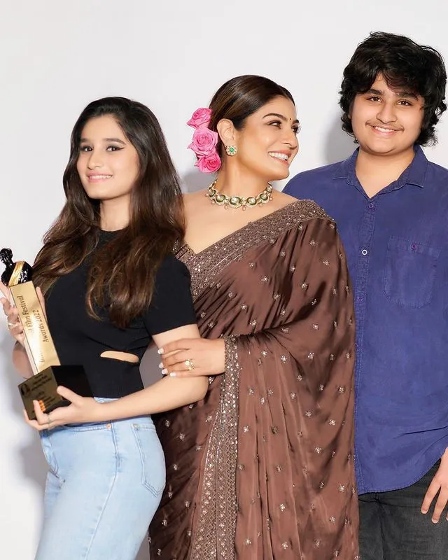 raveena tandon son 
