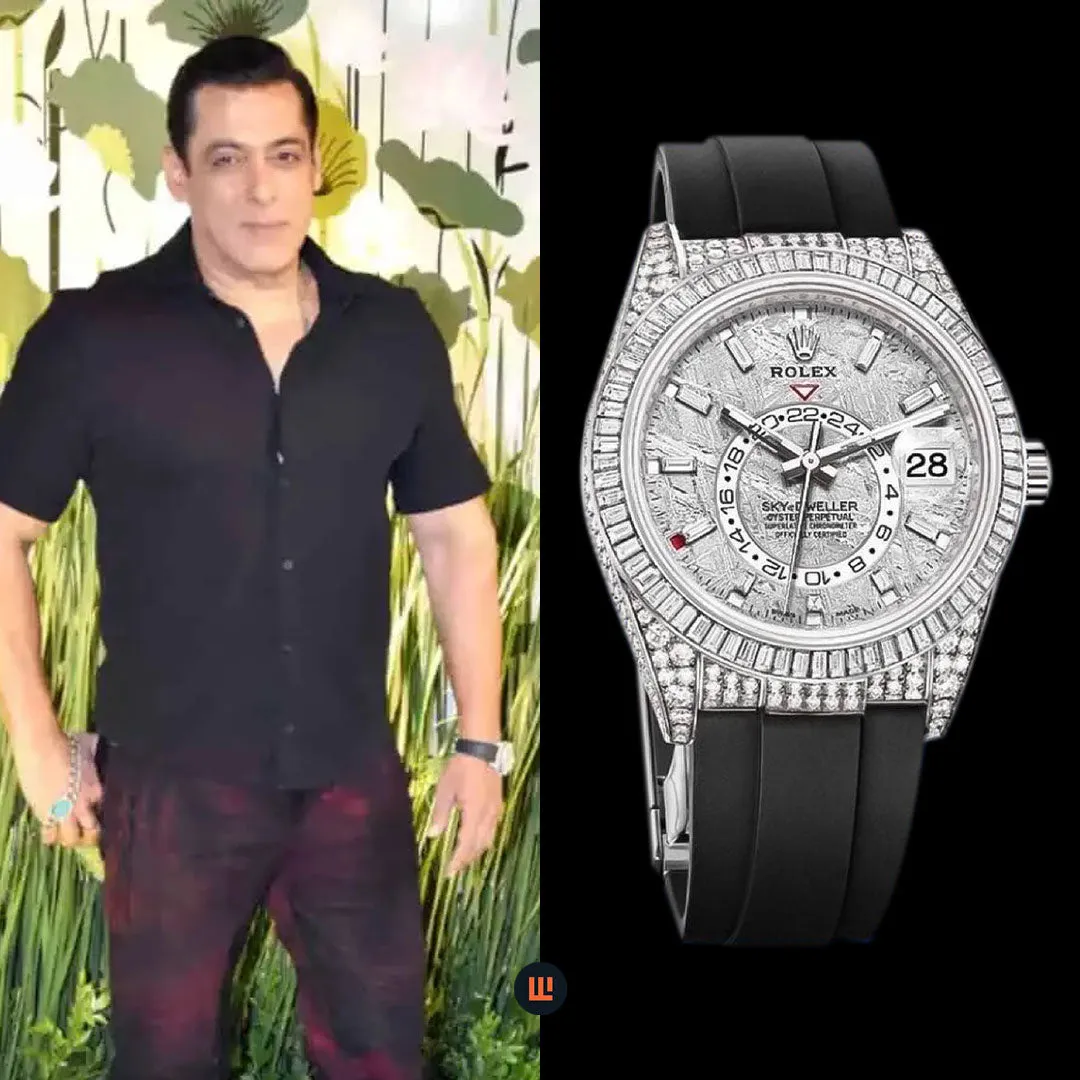 Salman Khan Watch -  Rolex Sky-Dweller Diamond 326529TBR