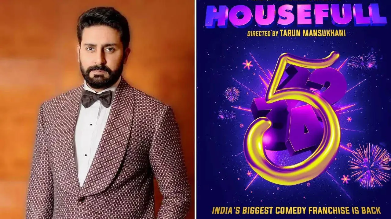 Housefull 5 Abhishek Bachchan Backs To Franchise Shares Excitement To Work  With Sajid Nadiadwala - Housefull 5 में अब लगेगा कॉमेडी का डबल तड़का, फिल्म  में हुई अभिषेक बच्चन की एंट्री | Times Now ...