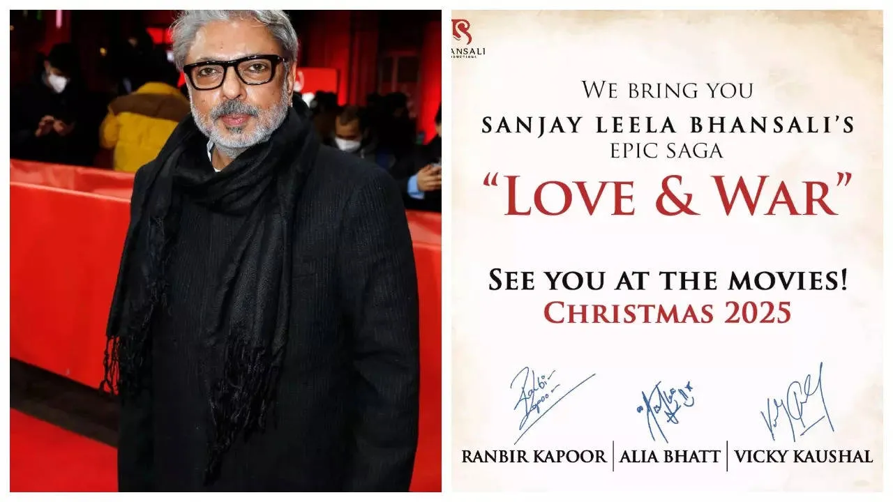 Love & War': Sanjay Leela Bhansali gives a major UPDATE about Alia  Bhatt-Ranbir Kapoor, Vicky Kaushal starrer | Hindi Movie News - Times of  India