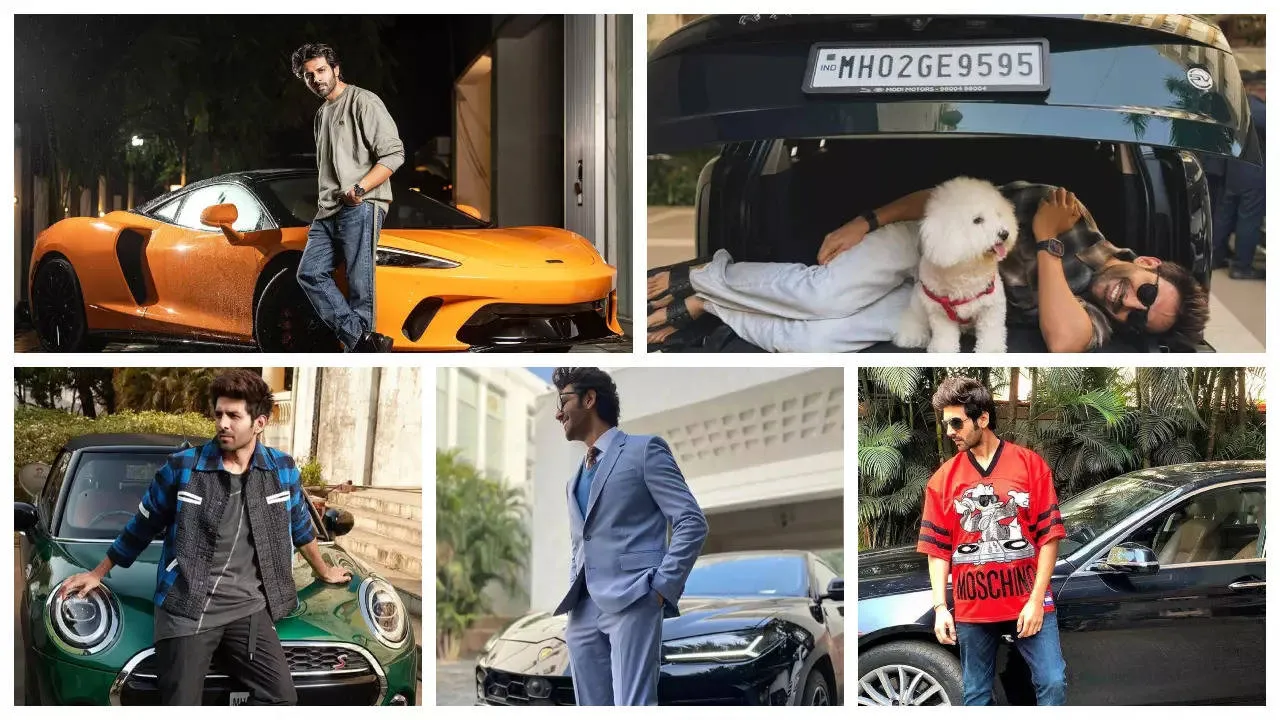 Bhool Bhulaiyaa 3' star Kartik Aaryan's jaw-dropping car collection: A  glimpse into his luxurious garage | - Times of India