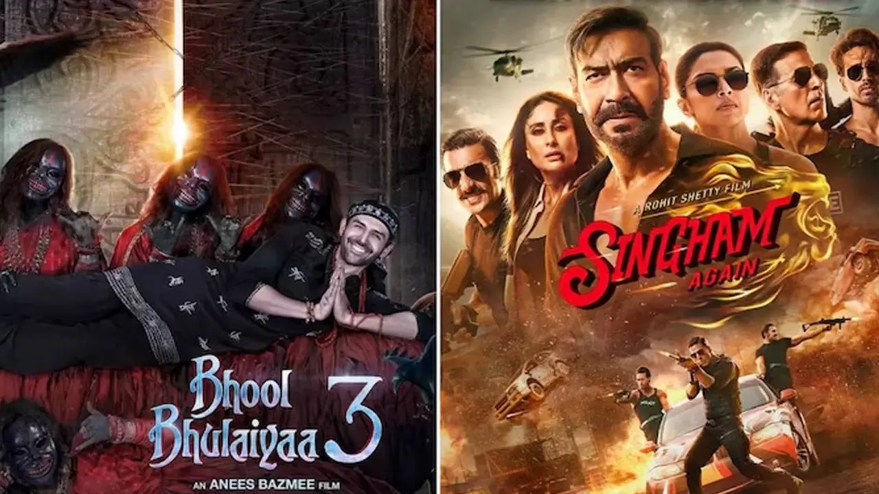 कार्तिक आर्यन ने भूल भुलैया 3 और रोहित शेट्टी की सिंघम अगेन क्लैश के बारे  में खोला: 'इसे प्रतिस्पर्धा के रूप में न देखें' | हिंदी मूवी न्यूज़ ...