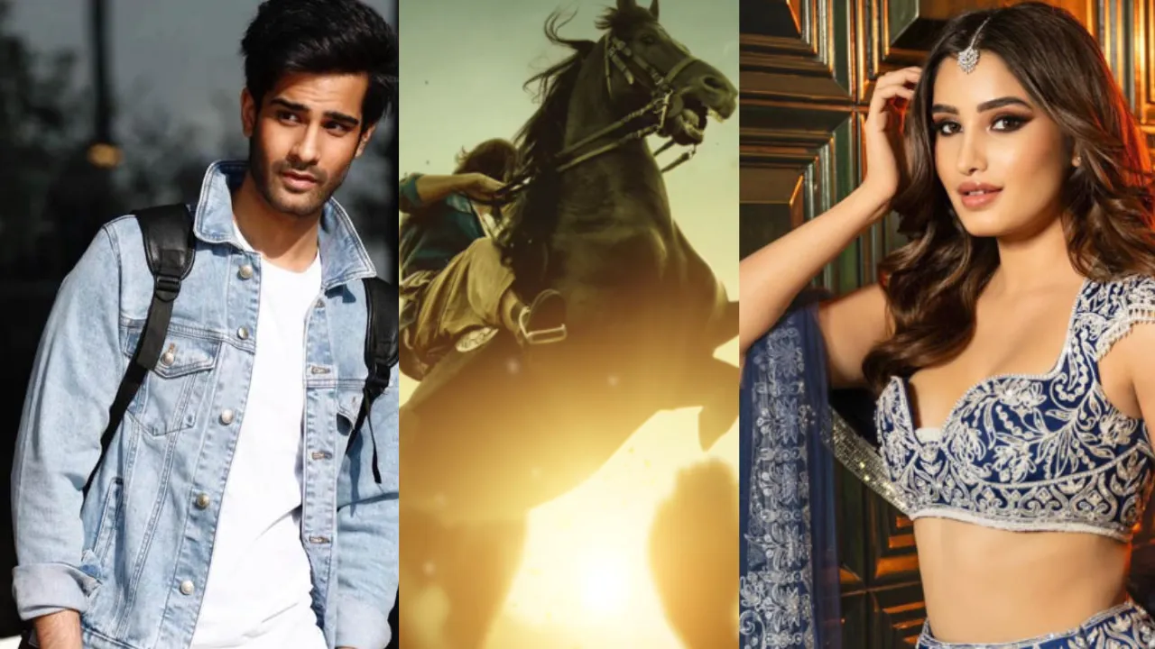 ajay devgn nephew aaman and rasha thadani debut movie azaad poster out-Ajay Devgn's nephew Aaman and Rasha Thadani's debut movie Azad poster out, know when it will be released...