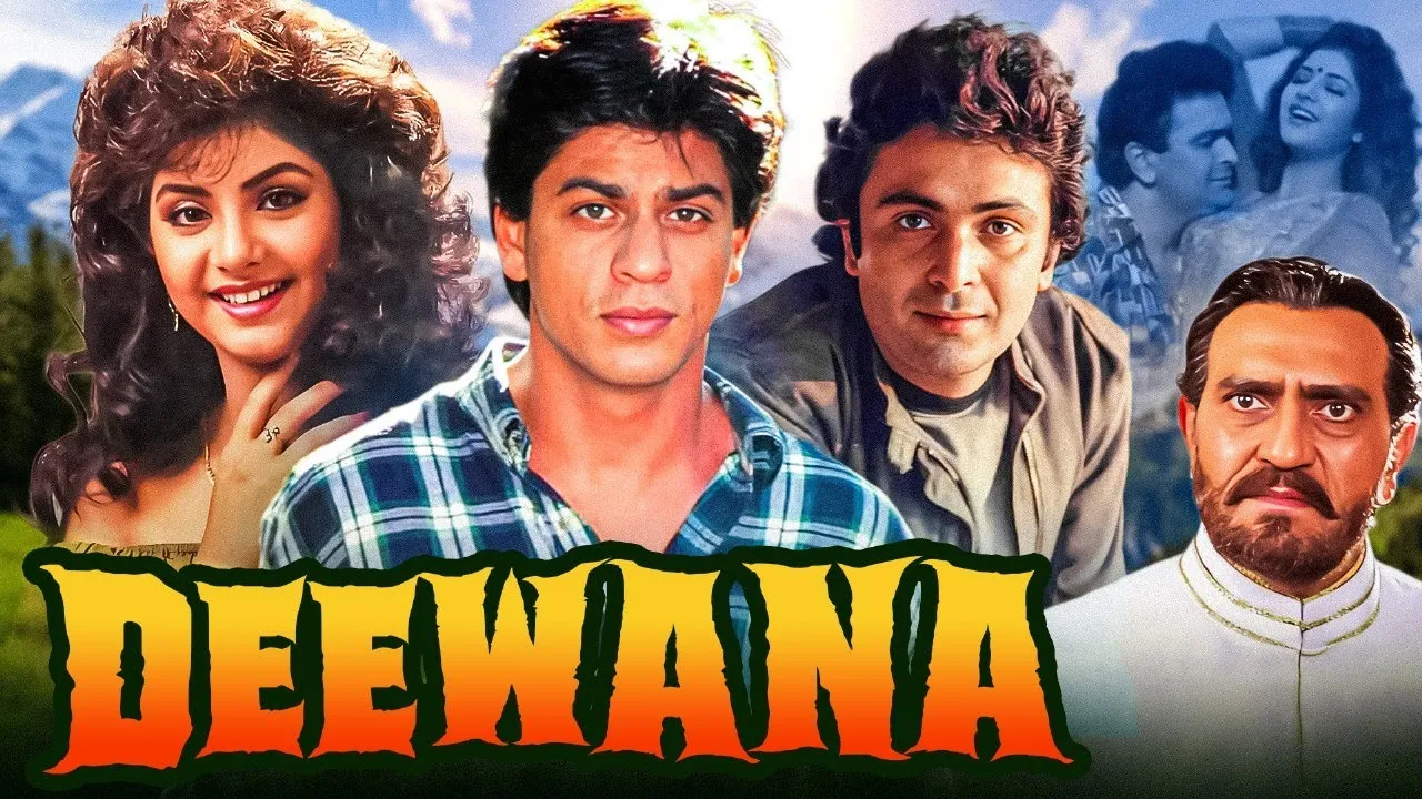 Shah Rukh Khan Ki Superhit Hindi Movie DEEWANA | Rishi Kapoor, Divya B. |  Bollywood Romantic Movie - YouTube