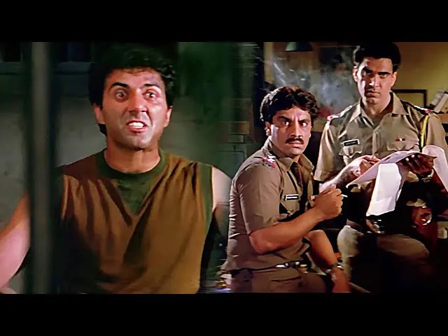 उतार के फेंक दो वर्दी और पहन लो बलवंत राय का पटटा गले में Sunny Deol Action  - Ghayal Movie Scene - YouTube