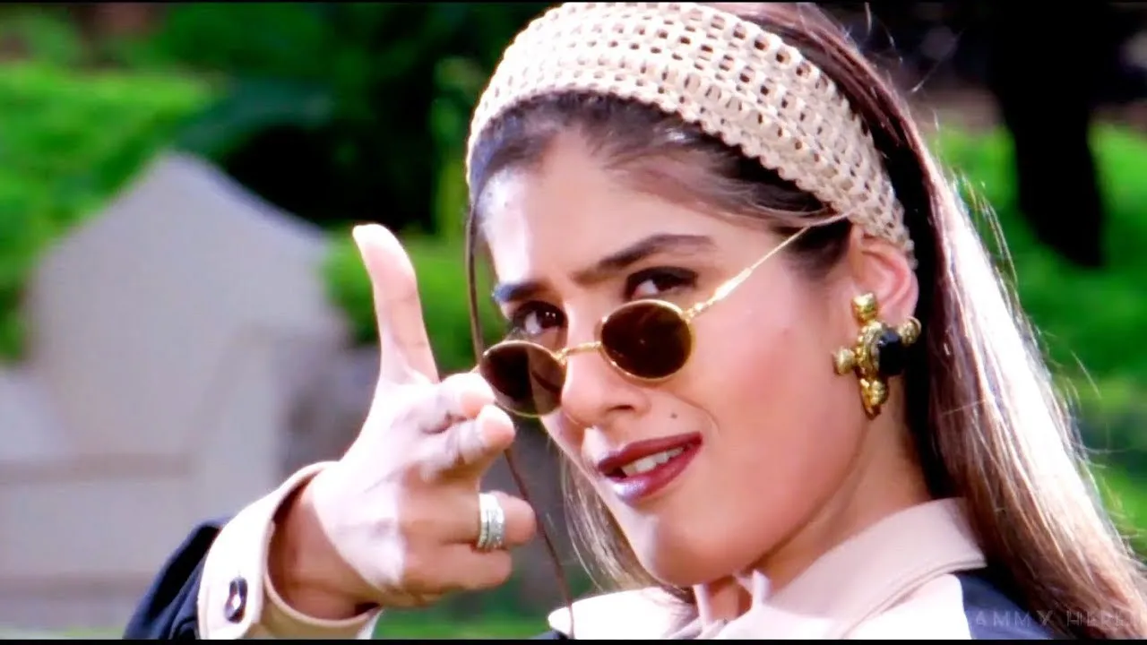 Akhiyon Se Goli Mare 4K HD Video | Dulhe Raja | Govinda, Raveena Tandon |  Jaspinder , Sonu Nigam - YouTube