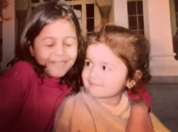 Alia bhatt childhood photo