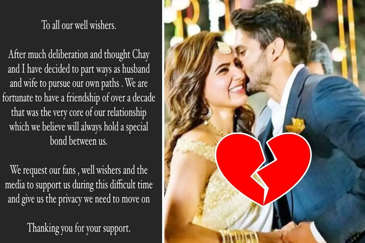 Samantha Naga Chaitanya Announce Their Separation After 4 Years Of Marriage  Read Full Statement