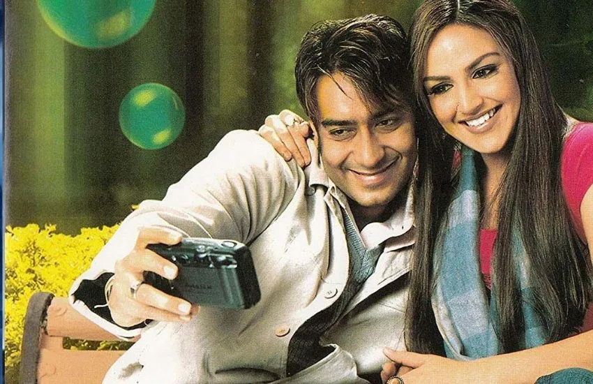 Esha Deol and Ajay Devgn 