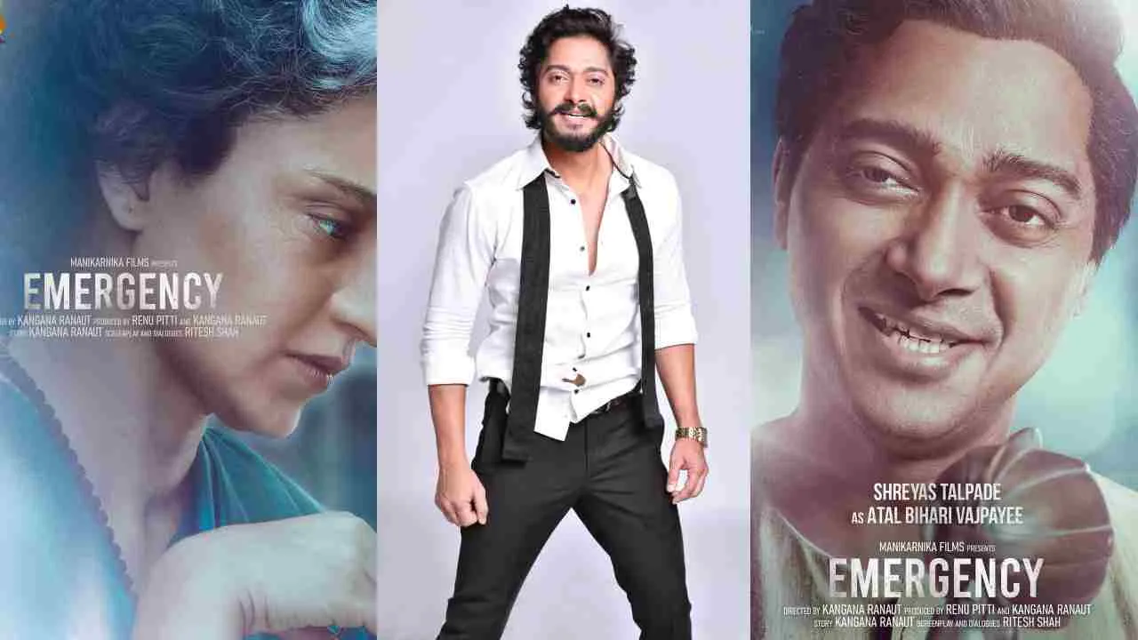 Emergency: Shreyas Talpade to play Atal Bihari Vajpayee in Kangana Ranaut's  next; first look unveiled | Entertainment News - PTC Punjabi