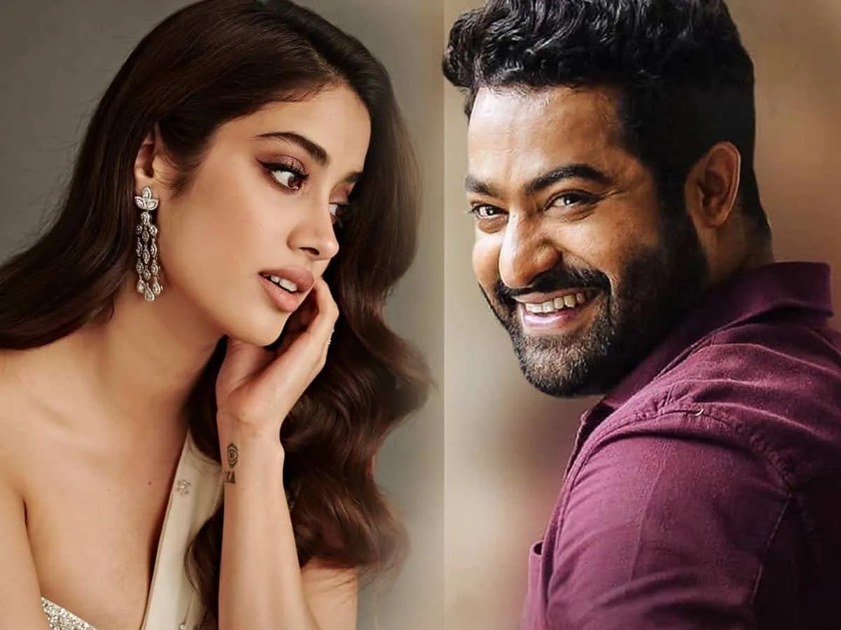 Janhvi Kapoor once again took the name of Junior NTR