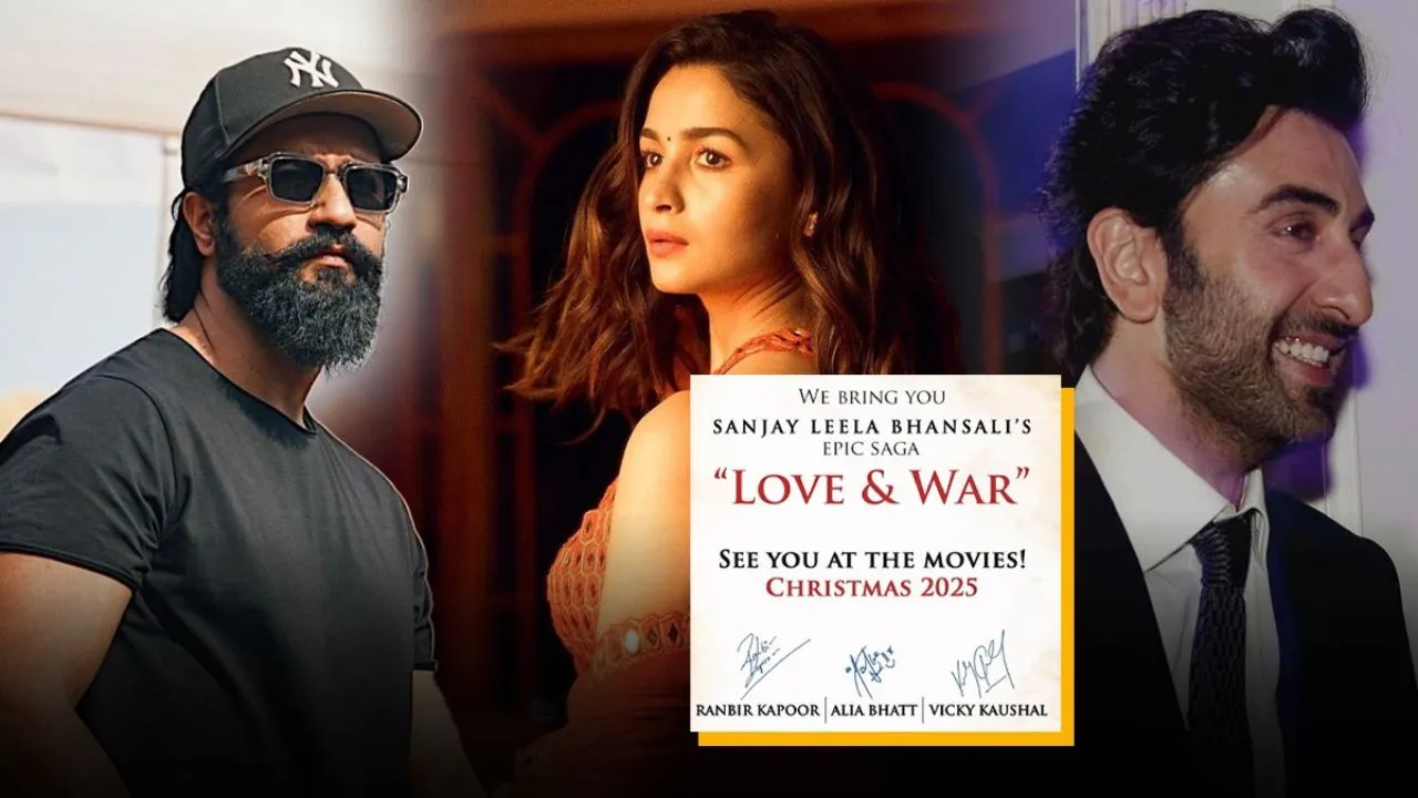 Sanjay Leela Bhansali Unveils Epic Romance 'Love And War' Starring Ranbir  Kapoor, Alia Bhatt, and Vicky Kaushal for Christmas 2025 Release - Funasia