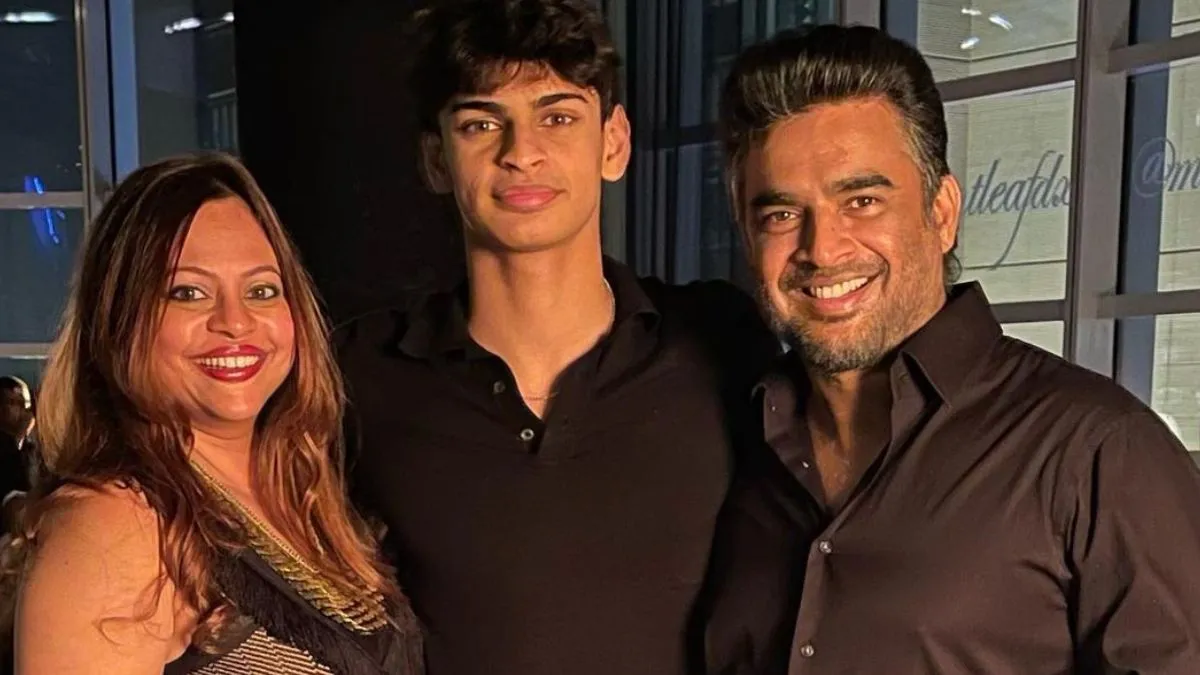 R madhavan and his wife sarita do not like their son to be compared with  Star kids-बेटे की स्टार किड्स से तुलना होने पर बोले आर माधवन | Jansatta