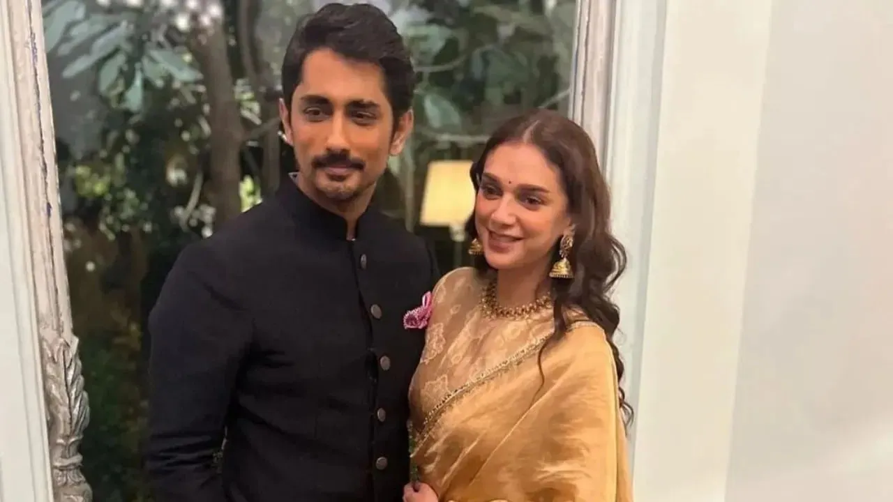Siddharth Aditi Rao Hydari Wedding: सिद्धार्थ और अदिति राव हैदरी एक दूजे के  हुए, तेलंगाना के मंदिर में गुपचुप रचाई शादी! | Actor Siddharth and Aditi  Rao Hydari sectretly tie the knot