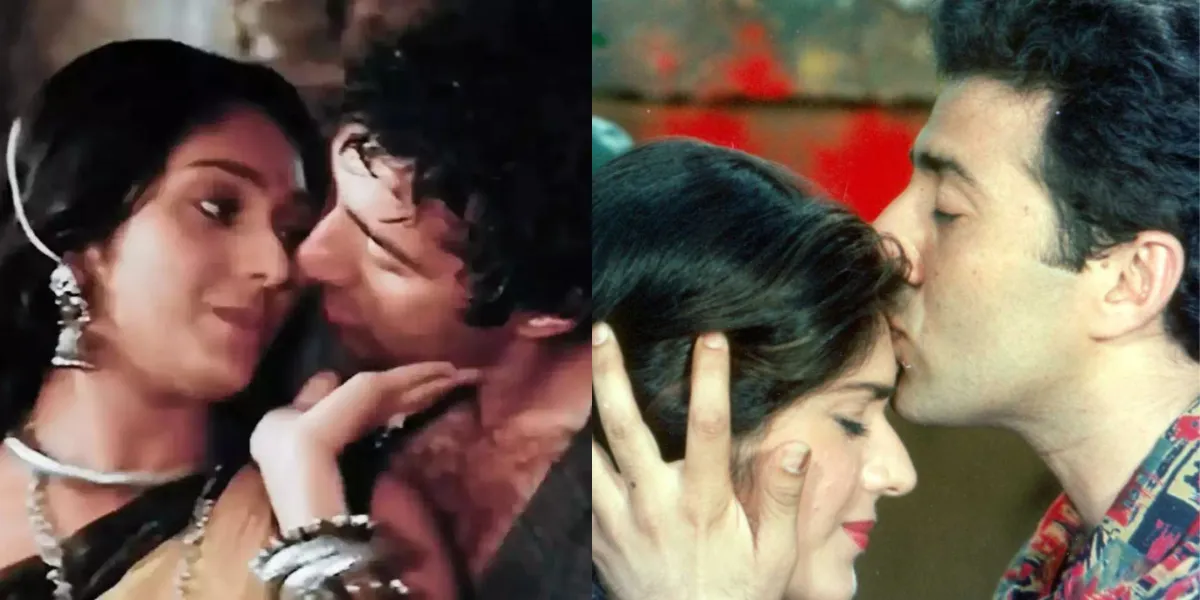 Meenakshi Seshadri ने इस फिल्म में सनी देओल को किया था असली किस, बोलीं - ये  बहुत ही...