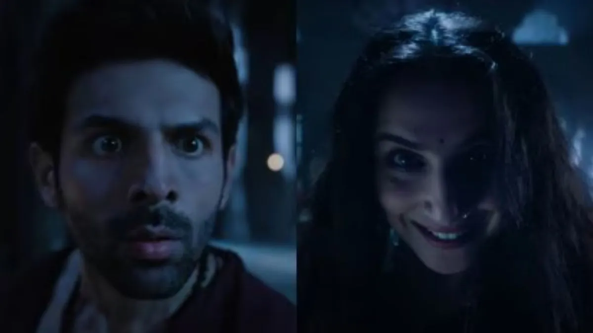 Bhool Bhulaiya 3 teaser out Vidya Balan Returns as Manjulika Kartik Aaryan as Rooh Baba Tripti Dimari: Vidya Balan returns as Manjulika, will clash with Rooh Baba, weak hearted people