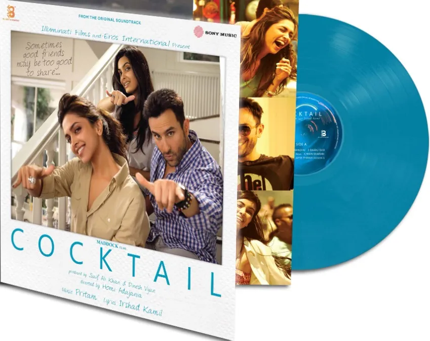 Cocktail - 19802834051 - Cover Book Fold - Blue Coloured - New Released  Hindi LP Vinyl - New Gramophone House