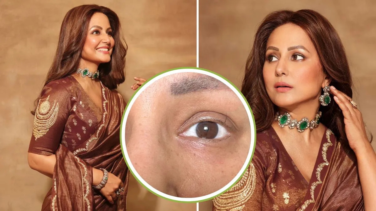 YRKKH Actress Hina Khan Pens Emotional Post she is left with only one  eyelash TV Adda | Jansatta